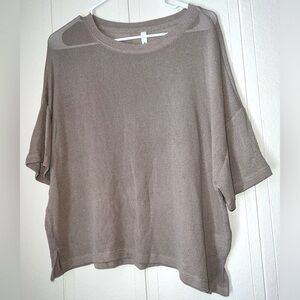 WISHLIST sandy beige short sleeve